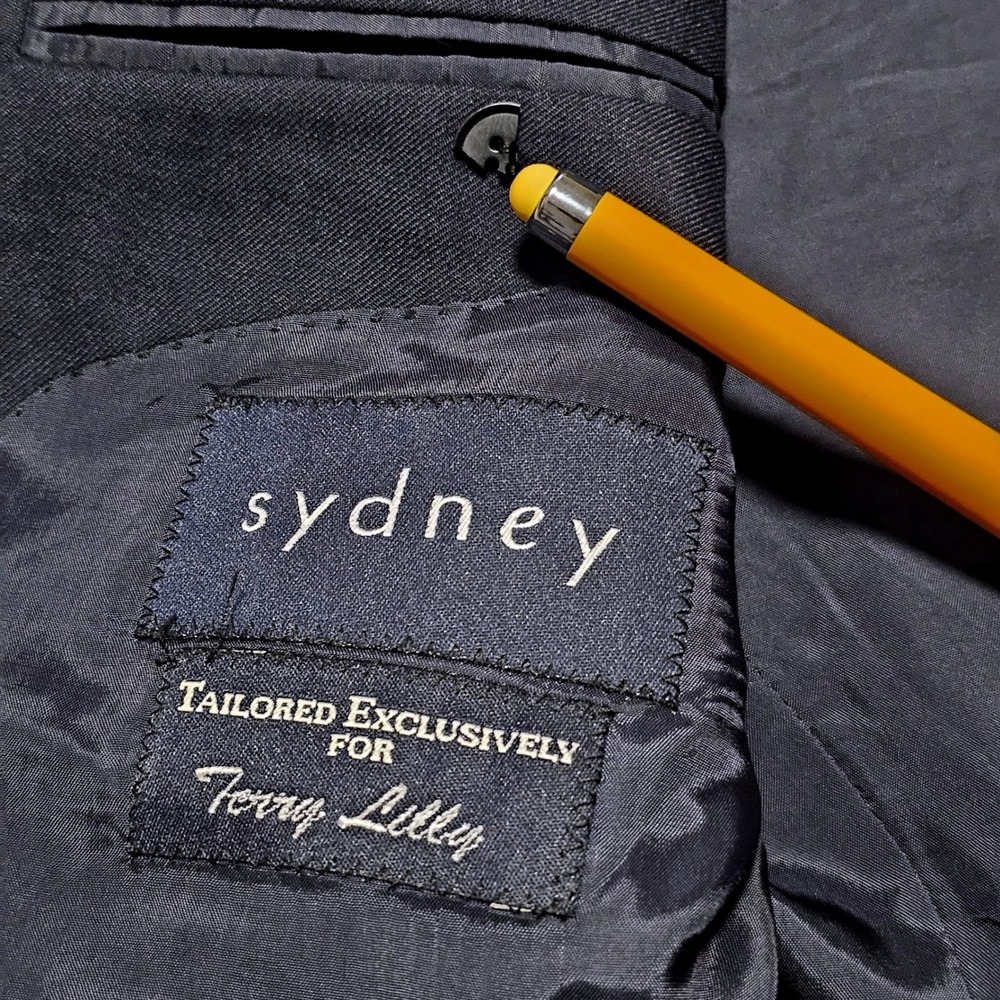 Coppley Sydney Navy Blue 100% Pure Cashmere Blazer Sport Coat Mens 46S Canada - Picture 4 of 14